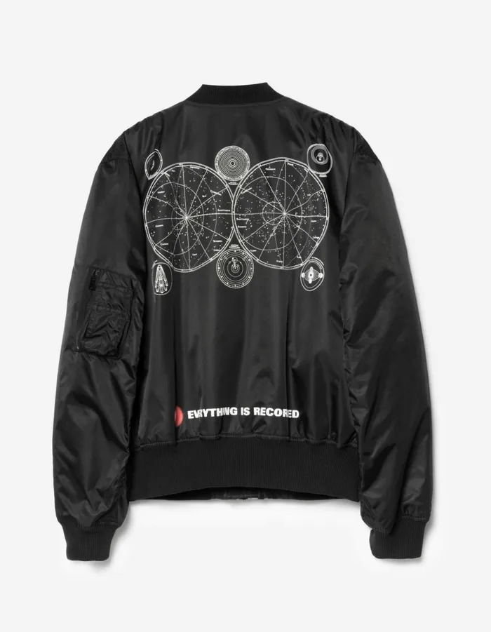 Maharishi Jackets 6109 Temporary MA1 Flight Jacket Black 8211 Men