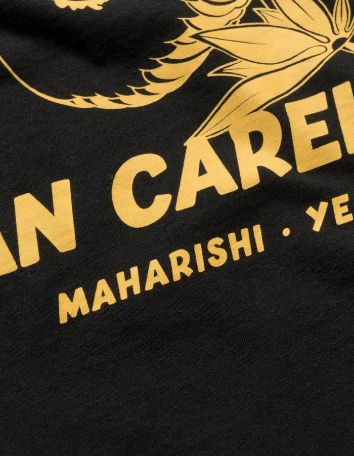 Maharishi Short Sleeve TShirts 1453 Less Dangerous TShirt Black 8211 Men