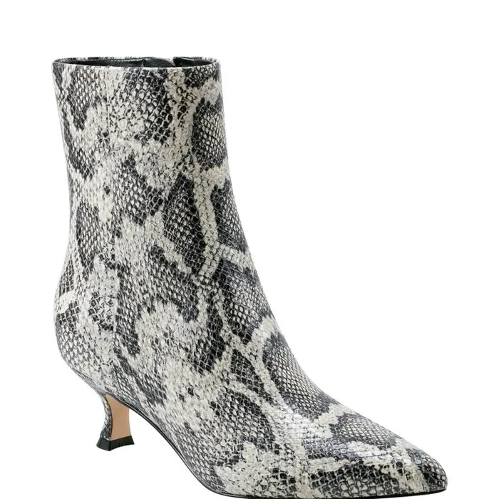 Marc Fisher Booties Women Iggy Dress Bootie Snake Print