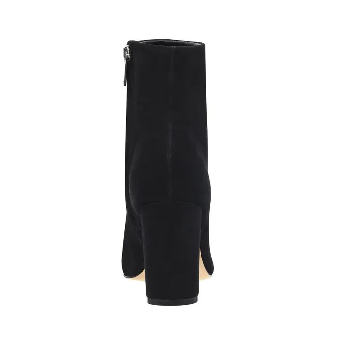 Marc Fisher Booties Women Ulani Heeled Bootie Black Suede