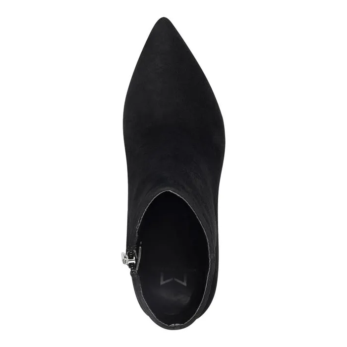 Marc Fisher Booties Women Ulani Heeled Bootie Black Suede