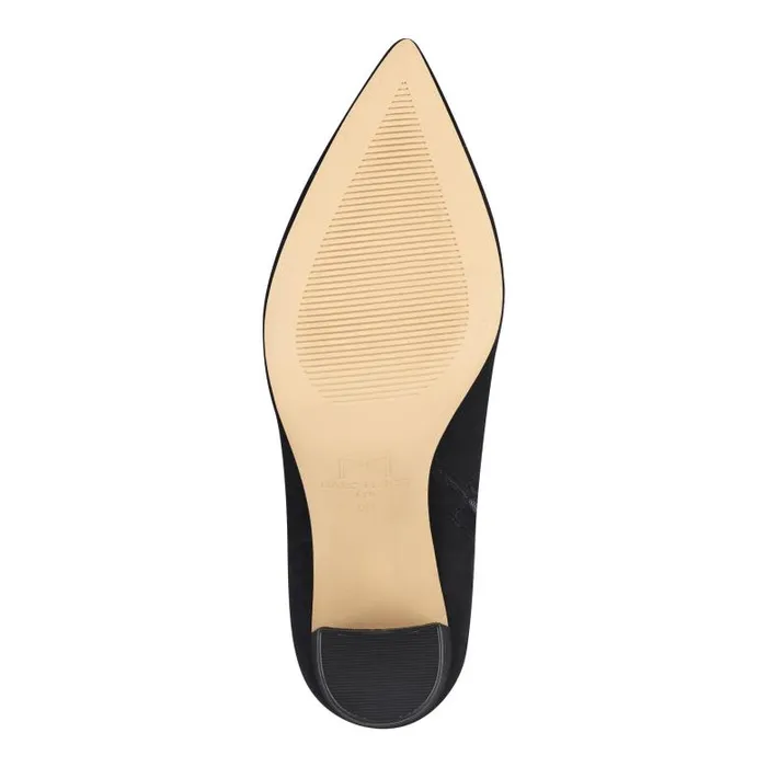 Marc Fisher Booties Women Ulani Heeled Bootie Black Suede