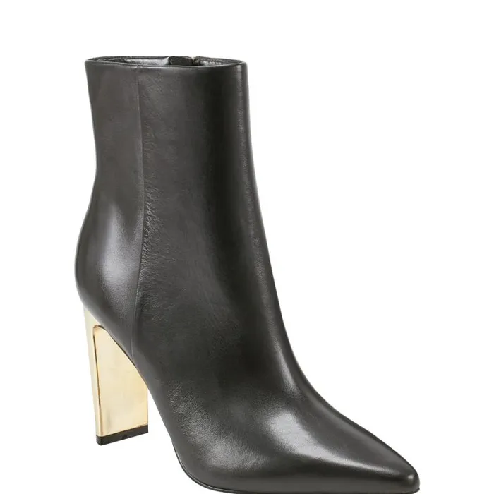 Marc Fisher Boots and Booties Women Talyna Dress Bootie Black Leather