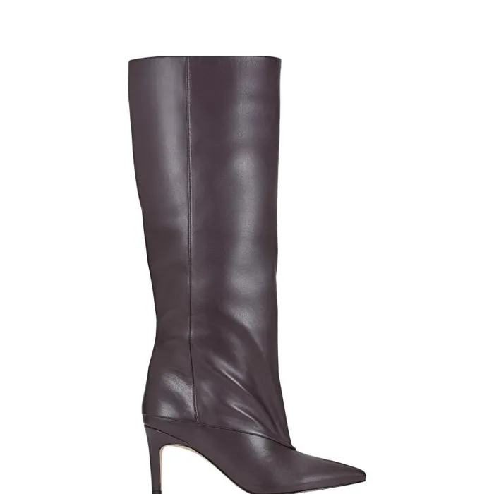 Marc Fisher Boots Women Gentle Dress Boot Dark Red Leather