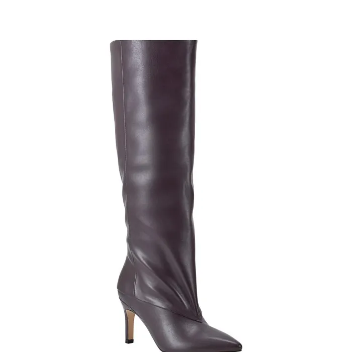 Marc Fisher Boots Women Gentle Dress Boot Dark Red Leather
