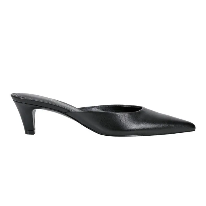 Marc Fisher Heels and Pumps Women Rosa Heeled Mule Black Leather