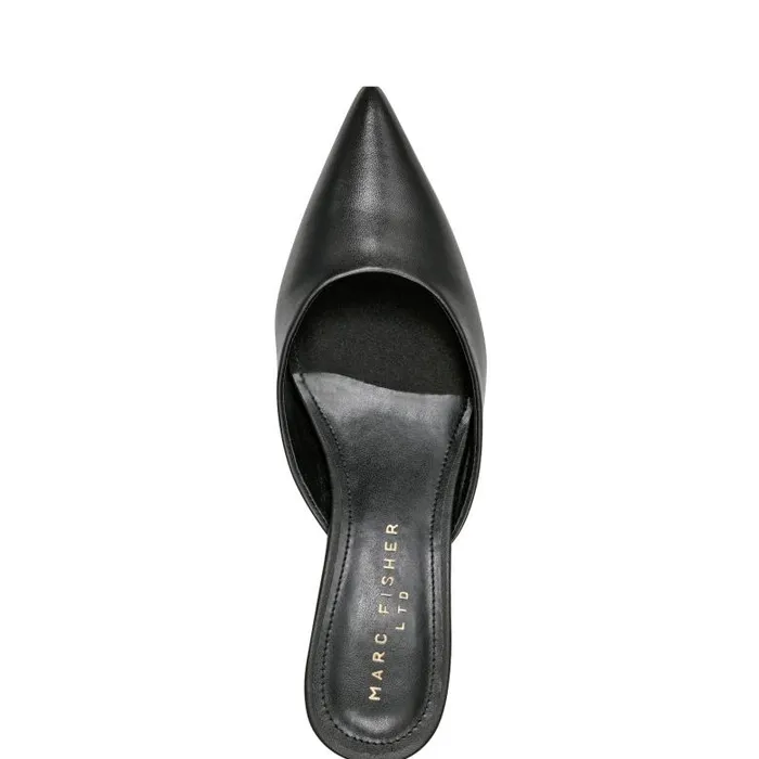 Marc Fisher Heels and Pumps Women Rosa Heeled Mule Black Leather