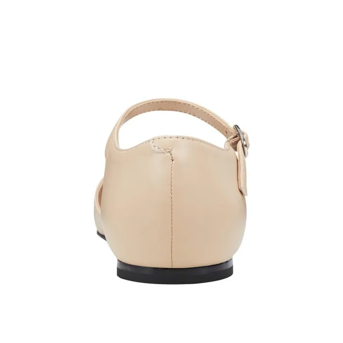 Marc Fisher Loafers and Flats Women Elesia D039Orsay Flat Natural