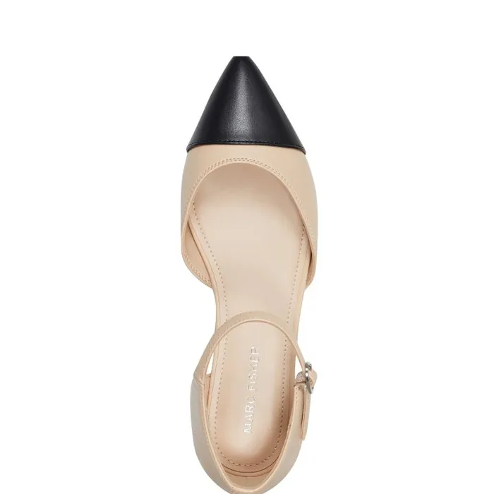 Marc Fisher Loafers and Flats Women Elesia D039Orsay Flat Natural