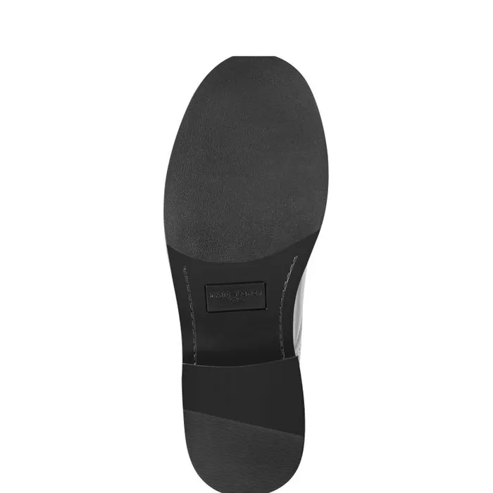 Marc Fisher Loafers and Flats Women Perrie LaceUp Oxford Silver Leather