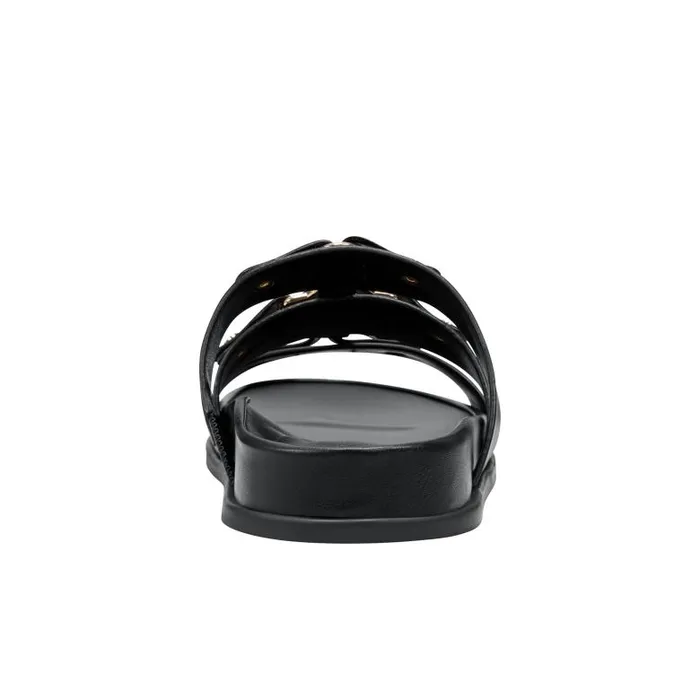 Marc Fisher Sandals Women Verity Flat Footbed Sandal Black