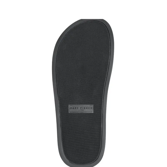 Marc Fisher Sandals Women Verity Flat Footbed Sandal Black