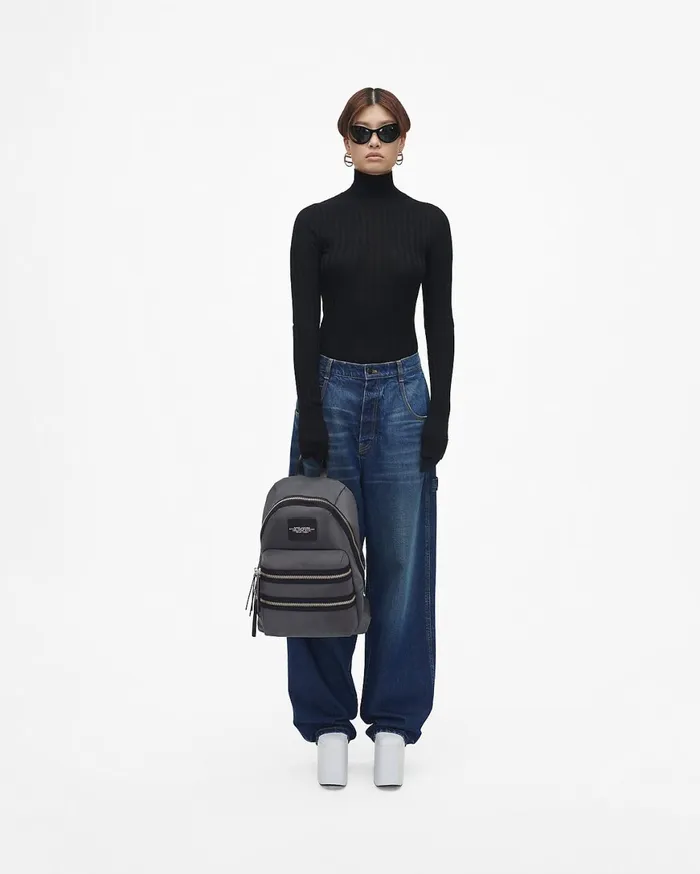 Marc Jacobs Backpacks The Biker Nylon Large Backpack Dark Shadow 8211 Women