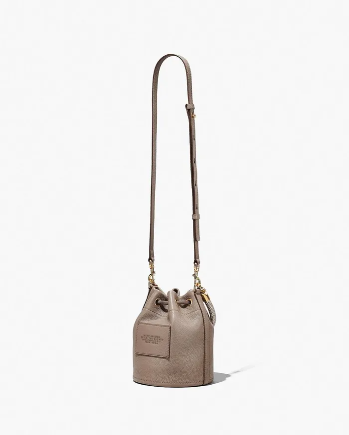 Marc Jacobs Bucket Bags The Leather Bucket Bag Cement 8211 Women