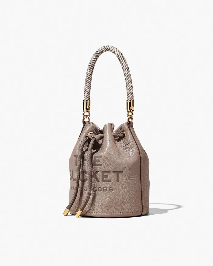 Marc Jacobs Bucket Bags The Leather Bucket Bag Cement 8211 Women