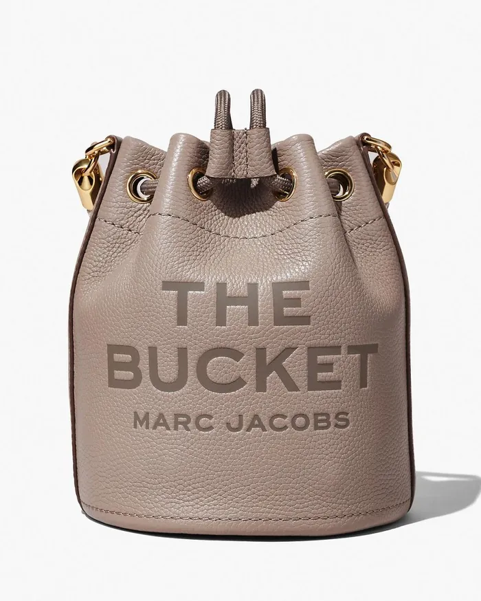 Marc Jacobs Bucket Bags The Leather Bucket Bag Cement 8211 Women