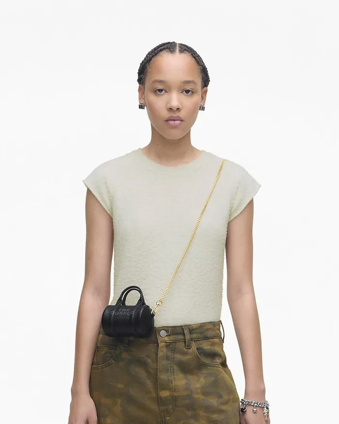 Marc Jacobs Crossbody Bags The Leather Nano Duffle Crossbody Black 8211 Women