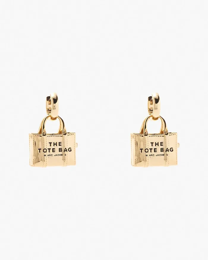 Marc Jacobs Earrings The Tote Bag Earrings Light Antique Gold 8211 Women