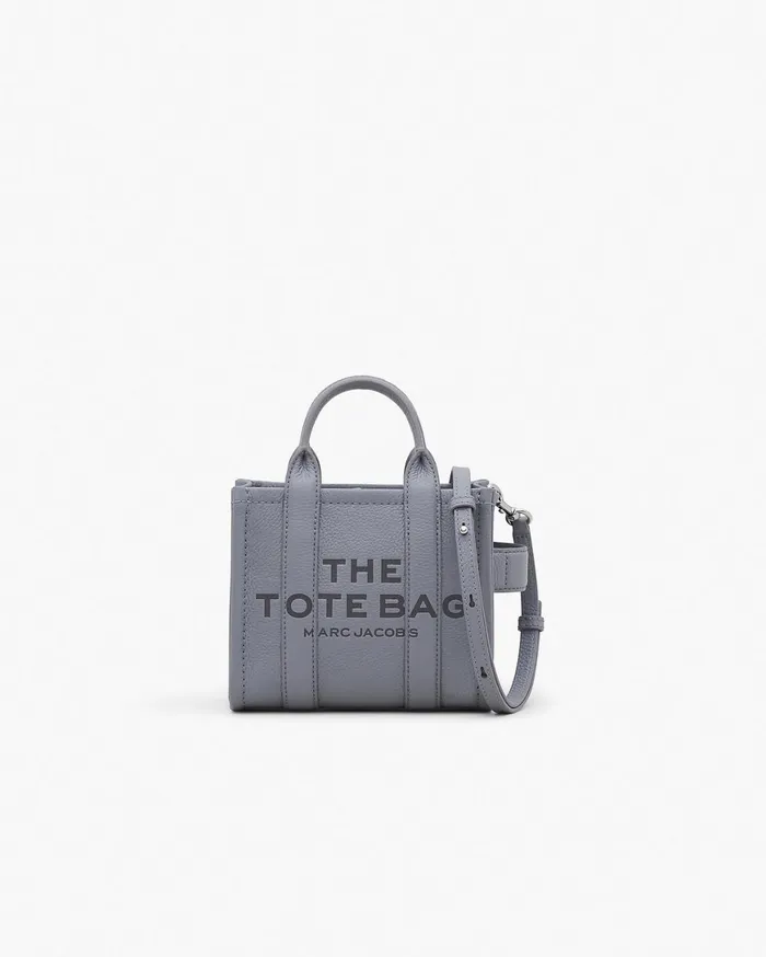 Marc Jacobs Mini Bags The Leather Crossbody Tote Bag Wolf Grey 8211 Women