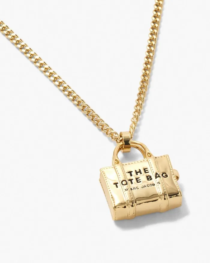 Marc Jacobs Necklaces The Tote Bag Necklace Light Antique Gold 8211 Women