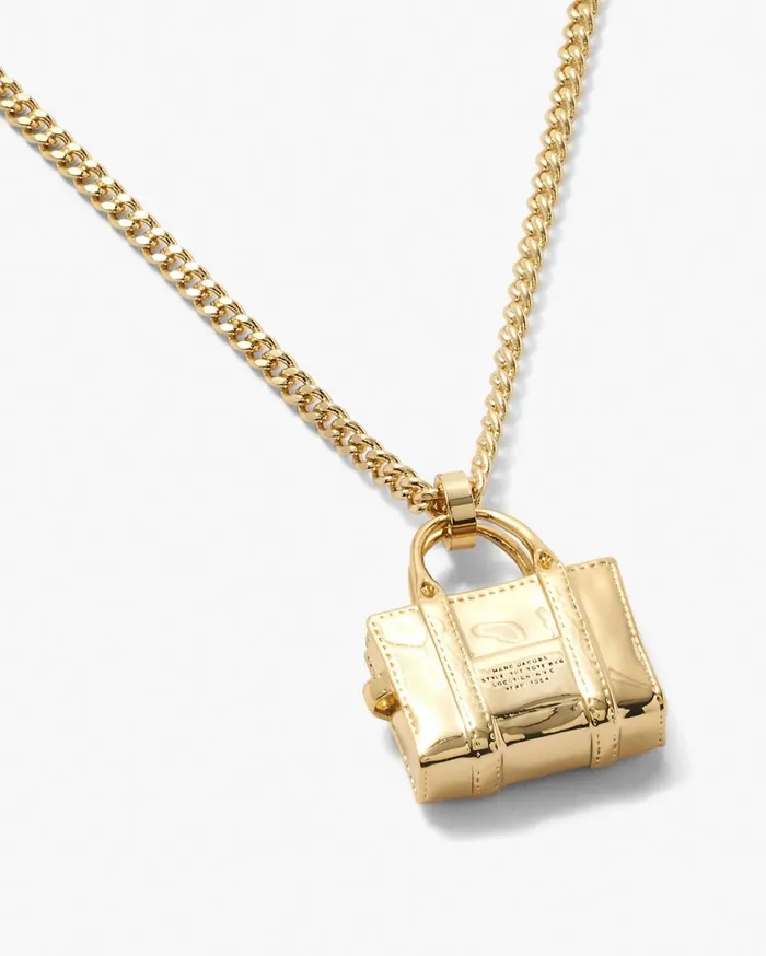 Marc Jacobs Necklaces The Tote Bag Necklace Light Antique Gold 8211 Women