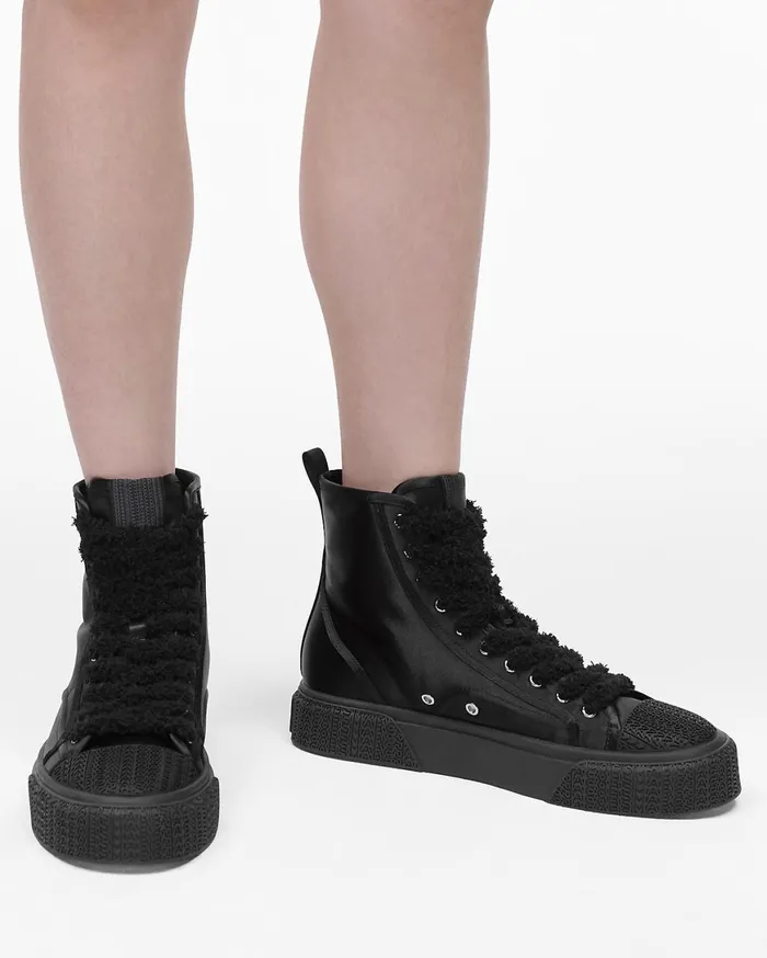 Marc Jacobs Sneakers The High Top Satin Sneaker Black 8211 Women