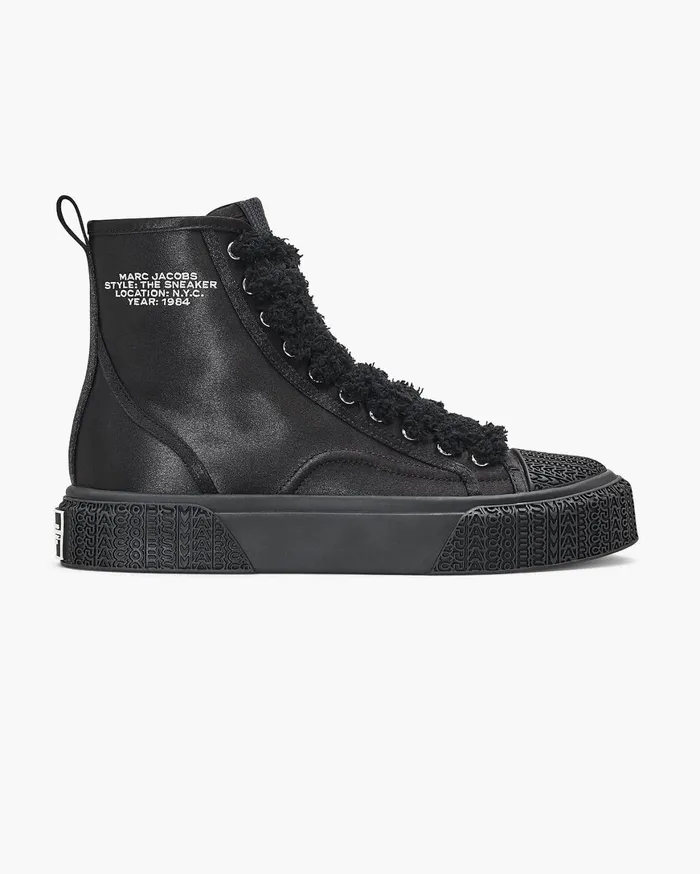 Marc Jacobs Sneakers The High Top Satin Sneaker Black 8211 Women
