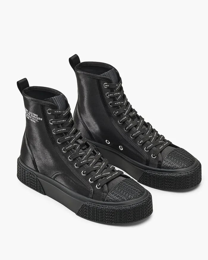 Marc Jacobs Sneakers The High Top Satin Sneaker Black 8211 Women