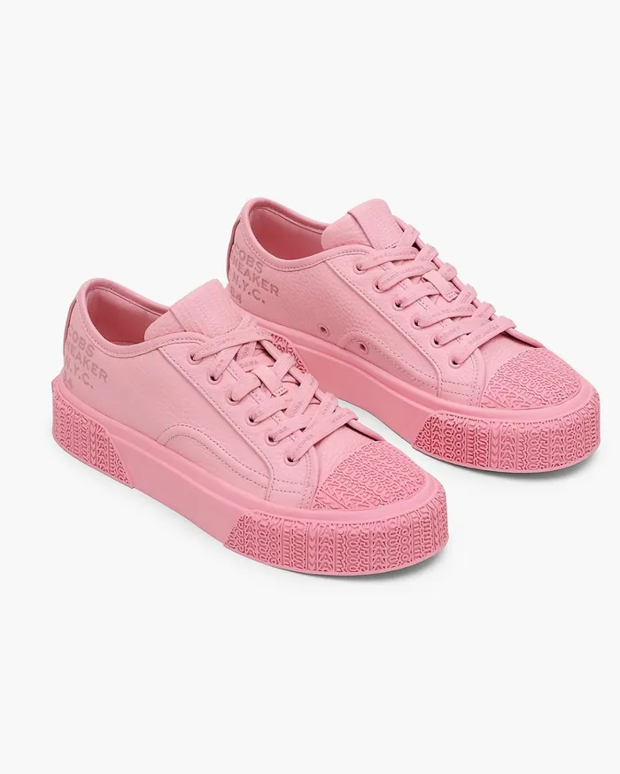 Marc Jacobs Sneakers The Leather Sneaker Ribbon Pink 8211 Women