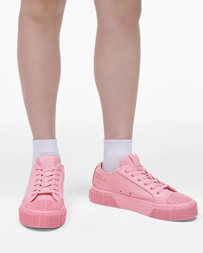 Marc Jacobs Sneakers The Leather Sneaker Ribbon Pink 8211 Women