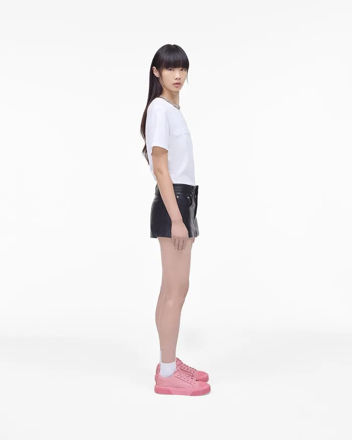Marc Jacobs Sneakers The Leather Sneaker Ribbon Pink 8211 Women
