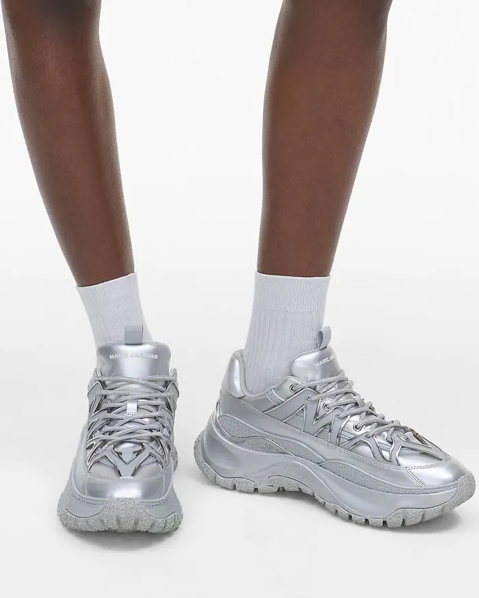 Marc Jacobs Sneakers The Metallic Lazy Hiker Silver 8211 Women