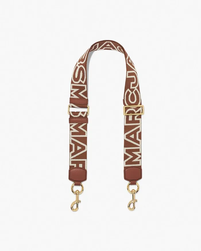 Marc Jacobs Straps The Outline Logo Webbing Strap Argan Oil Multi 8211 Women