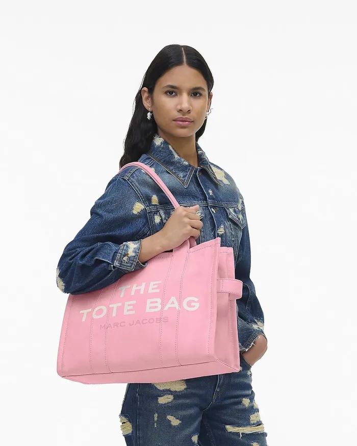 Marc Jacobs The Tote Bag The Canvas Large Tote Bag Ribbon Pink 8211 Women