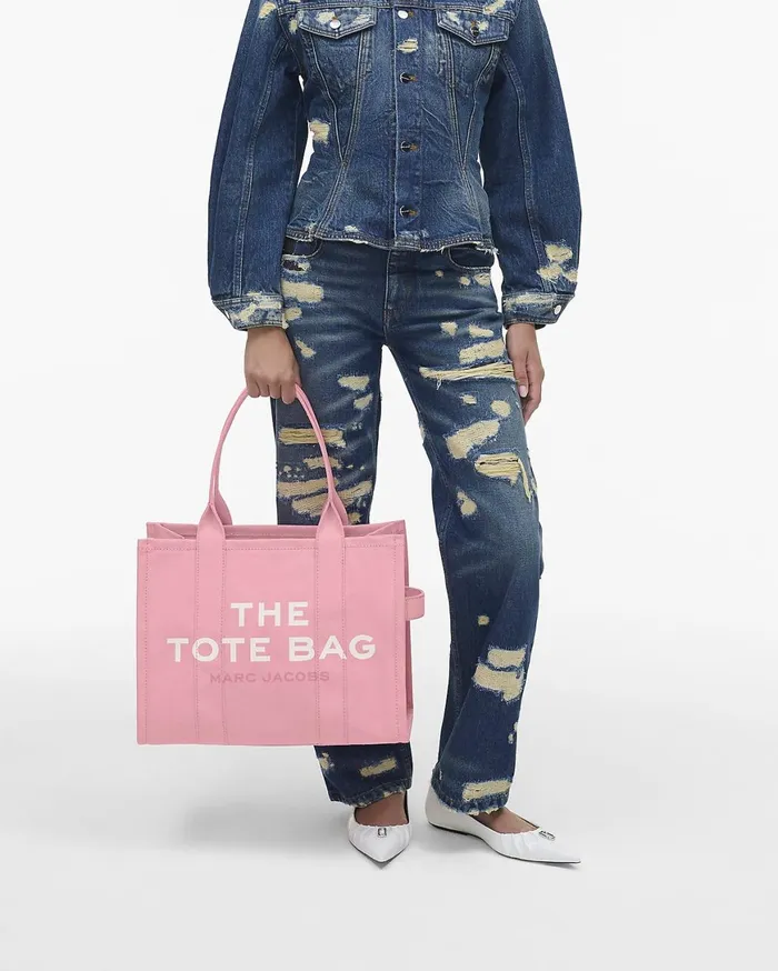Marc Jacobs The Tote Bag The Canvas Large Tote Bag Ribbon Pink 8211 Women