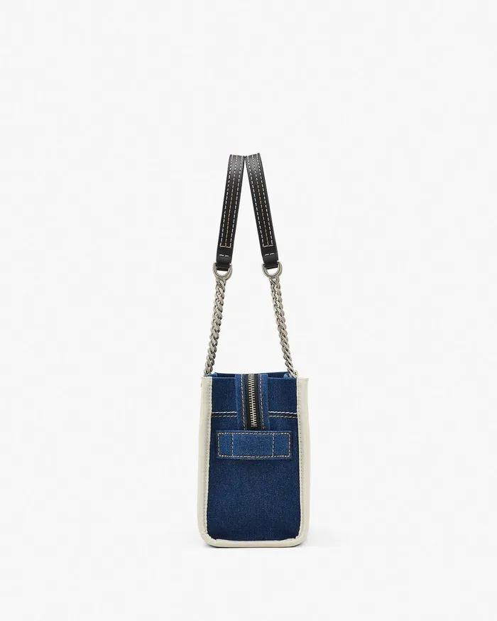 Marc Jacobs The Tote Bag The Denim Chain Small Tote Bag Dark Wash 8211 Women