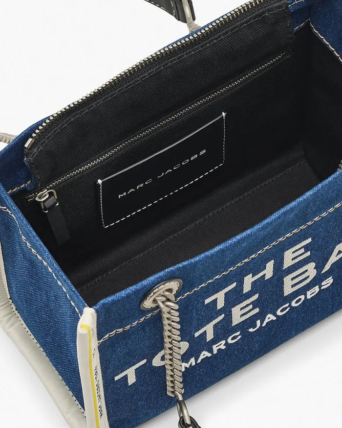 Marc Jacobs The Tote Bag The Denim Chain Small Tote Bag Dark Wash 8211 Women