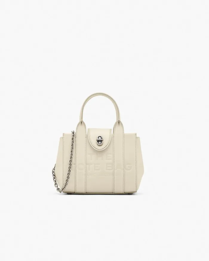 Marc Jacobs The Tote Bag The Turnlock Crossbody Tote Bag Cloud White 8211 Women Marc Jacobs The Tote Bag The Turnlock Crossbody Tote Bag Cloud White 8211 Women