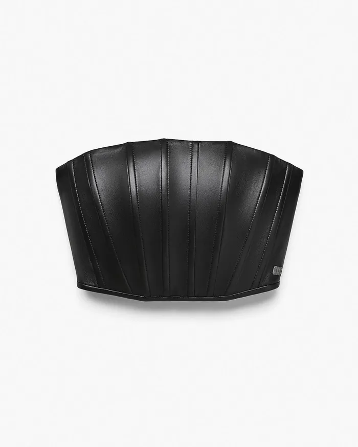 Marc Jacobs Tops Strapless Leather Corset Black 8211 Women