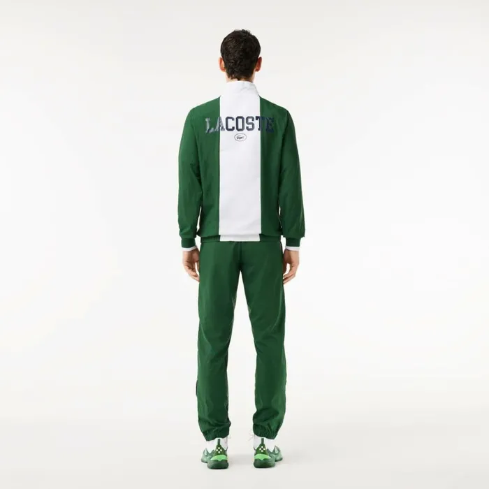 Matching Sets Men Lacoste Men039s Lacoste Sport X Daniil Medvedev Sweatsuit Green White Btb