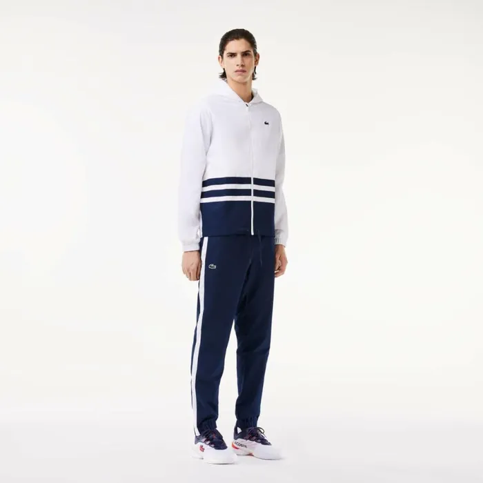 Matching Sets Men Lacoste Men039s Tennis Colorblock Sweatsuit White Navy Blue White Du9 Matching Sets Men Lacoste Men039s Tennis Colorblock Sweatsuit White Navy Blue White Du9
