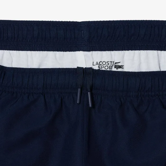 Matching Sets Men Lacoste Men039s Tennis Colorblock Sweatsuit White Navy Blue White Du9