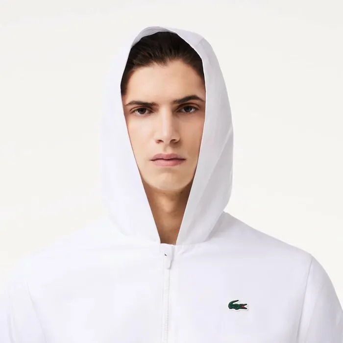 Matching Sets Men Lacoste Men039s Tennis Colorblock Sweatsuit White Navy Blue White Du9