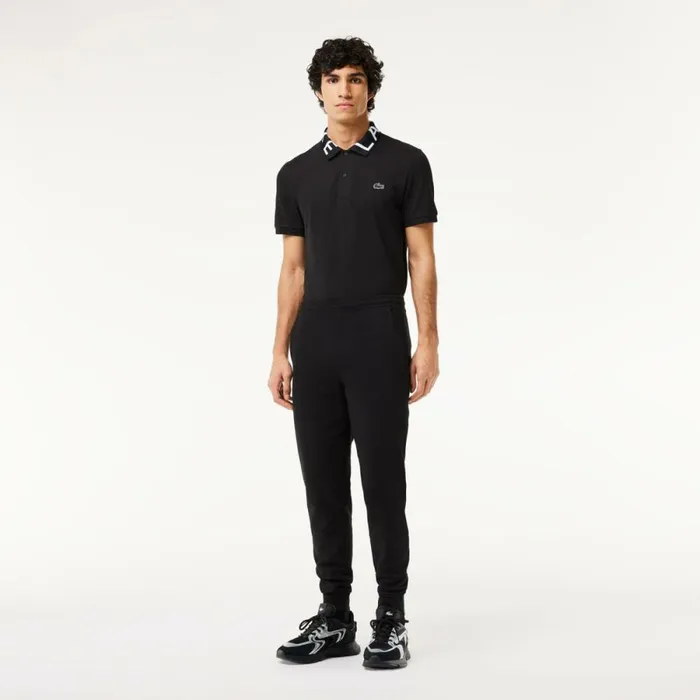 Matching Sets Men Lacoste Mens Slim Fit Heathered Cotton Blend Sweatpants Black 031 Matching Sets Men Lacoste Mens Slim Fit Heathered Cotton Blend Sweatpants Black 031