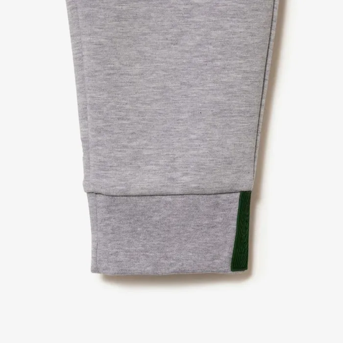 Matching Sets Men Lacoste Mens Slim Fit Heathered Cotton Blend Sweatpants Grey Chine Cca