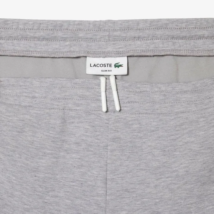 Matching Sets Men Lacoste Mens Slim Fit Heathered Cotton Blend Sweatpants Grey Chine Cca