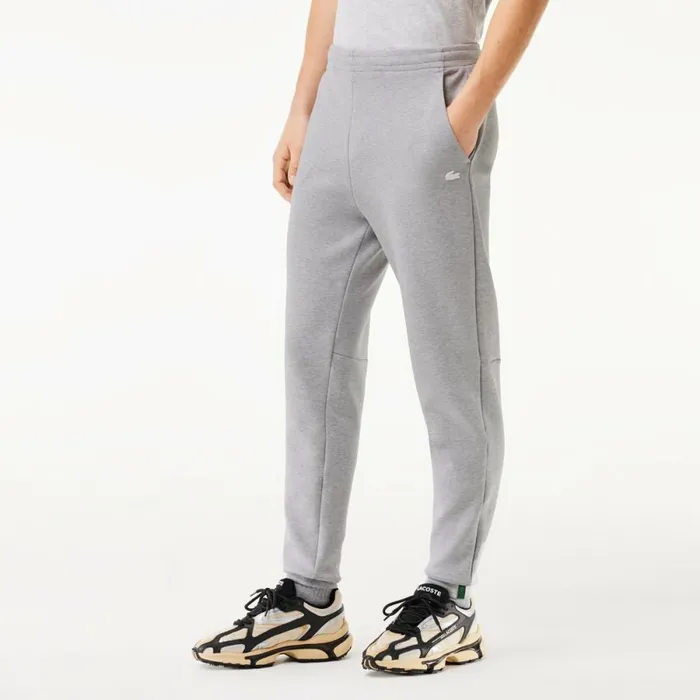 Matching Sets Men Lacoste Mens Slim Fit Heathered Cotton Blend Sweatpants Grey Chine Cca
