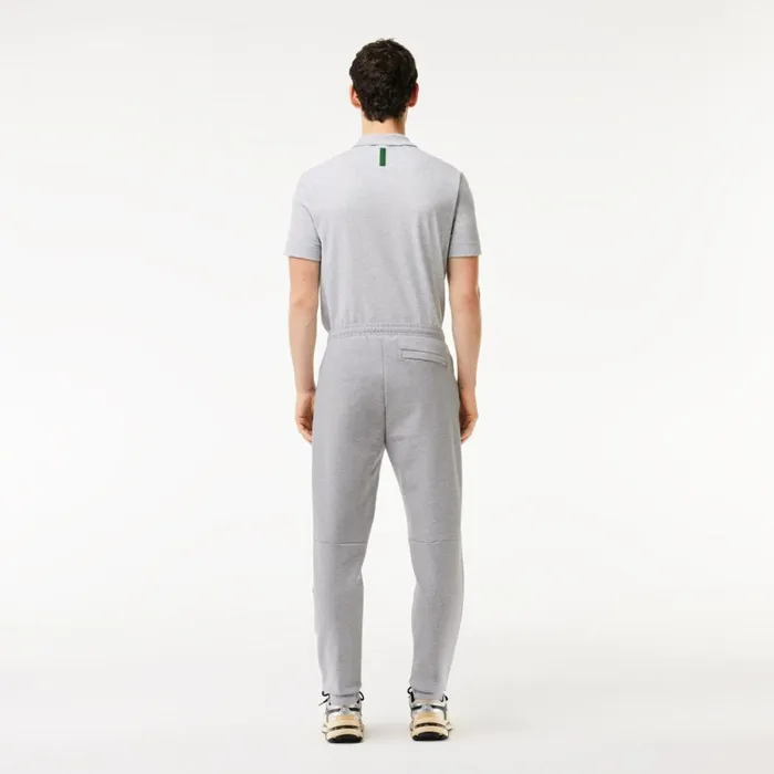 Matching Sets Men Lacoste Mens Slim Fit Heathered Cotton Blend Sweatpants Grey Chine Cca
