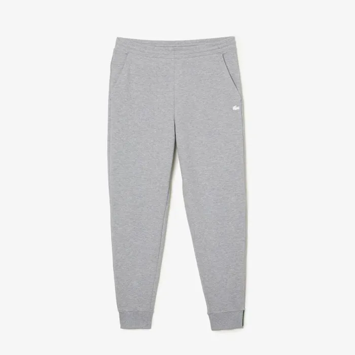 Matching Sets Men Lacoste Mens Slim Fit Heathered Cotton Blend Sweatpants Grey Chine Cca