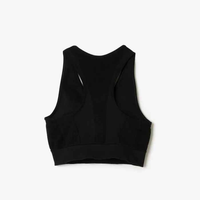 Matching Sets Women Lacoste Women039s SPORT Seamless Stretch Bra Black 031